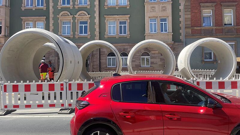 Baustelle Eku-Kreuzung/Gummistra&szlig;e