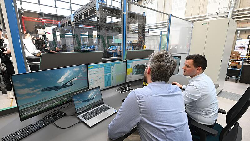 Er&ouml;ffnung eines neuen Pr&uuml;fstands f&uuml;r intelligente Fl&uuml;gel