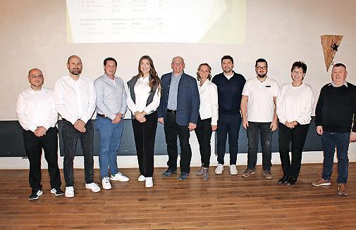 Die Kandidaten der W&auml;hlergemeinschaft Gemeinsam f&uuml;r M&uuml;hlhausen.