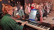 Für Astrid List war es das letzte Weihnachtskonzert an der Grundschule.