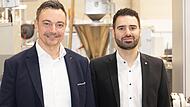 Maincor Geschäftsführer Tobias Kuhn (links) und Leiter Maschinenbau Max Pohly.