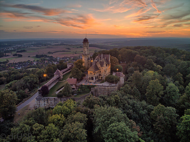 Von der Altenburg hat man bei klarer Sicht einen wundersch&ouml;nen Weitblick.