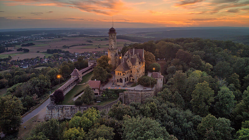 Von der Altenburg hat man bei klarer Sicht einen wundersch&ouml;nen Weitblick.