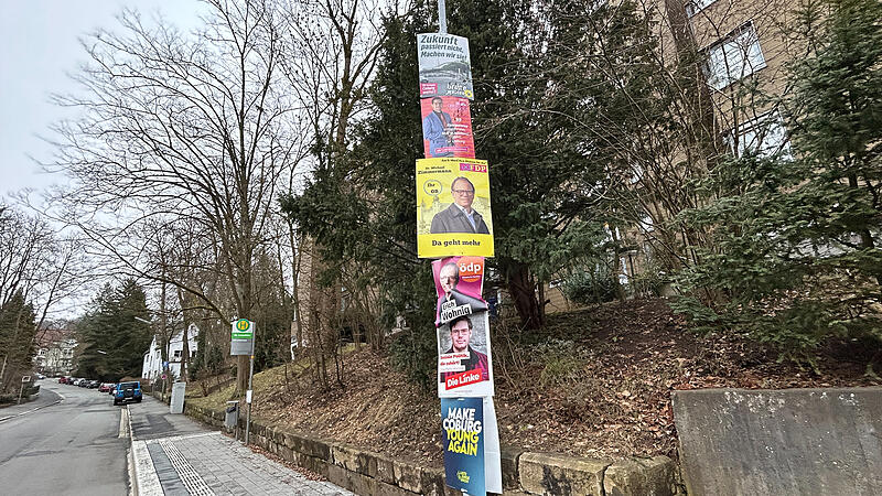 Wahlplakate Coburg