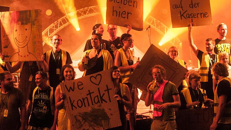 Das Kontakt-Team von 2018, damals noch auf der Lagarde. Heuer findet das Kulturfest auf dem Metalluk-Gelände statt.