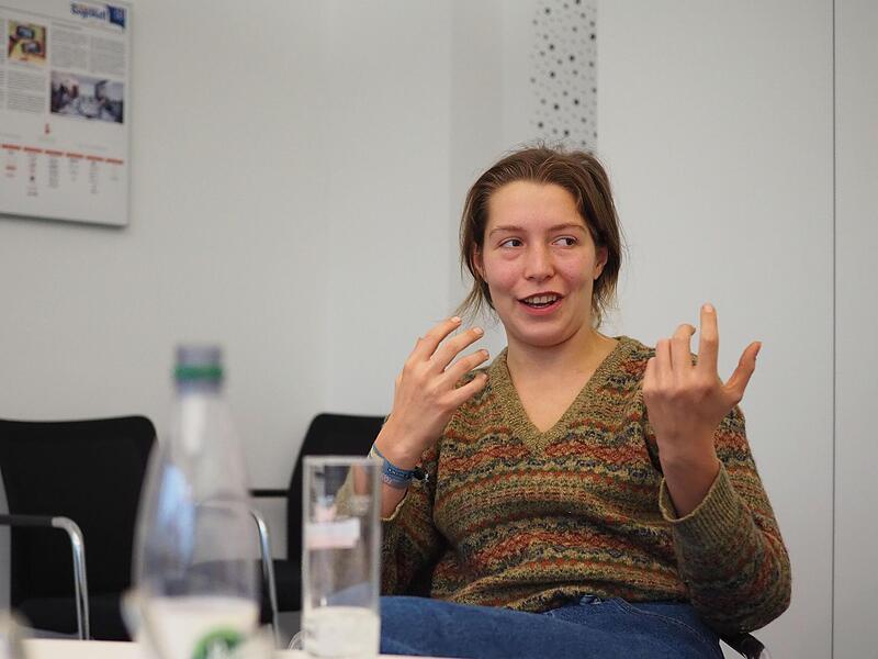 Die 21-j&auml;hrige Helena Lakemann ist Vorstandssprecherin der  Coburger Gr&uuml;nen.