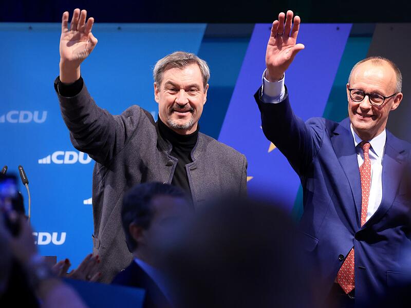 Markus Söder und Friedrich Merz