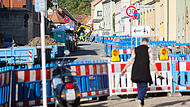 Baustelle Gaustadt Die Gaustadter Hauptstraße ist aktuell wegen Tiefbauarbeiten voll gesperrt.