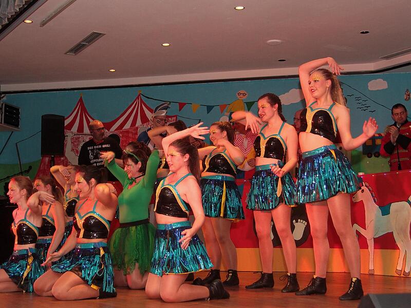 Büttensitzung Fasching Zirkus in Rentweinsdorf