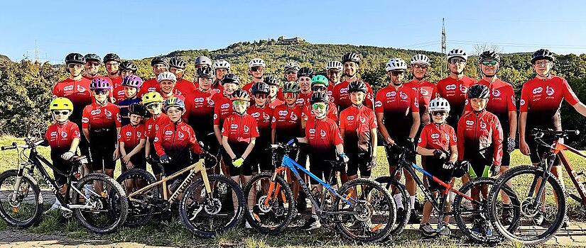 Die MTB-Abteilung des TSV Sche&szlig;litz.