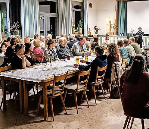 Beim Abend der Vereine wurde die gemeinsame Zukunft aller Bewohner von Kirchehrenbach thematisiert.