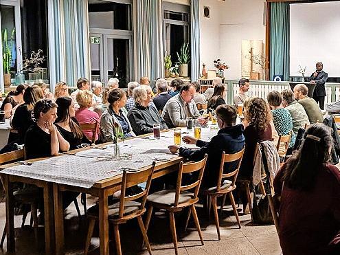 Beim Abend der Vereine wurde die gemeinsame Zukunft aller Bewohner von Kirchehrenbach thematisiert.