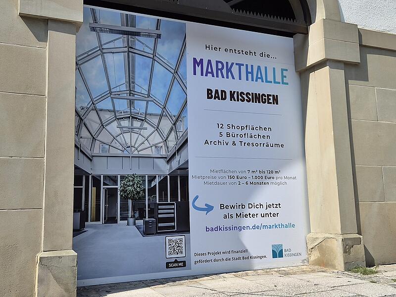 Kommt doch nicht: die Markthalle in Bad Kissingen.