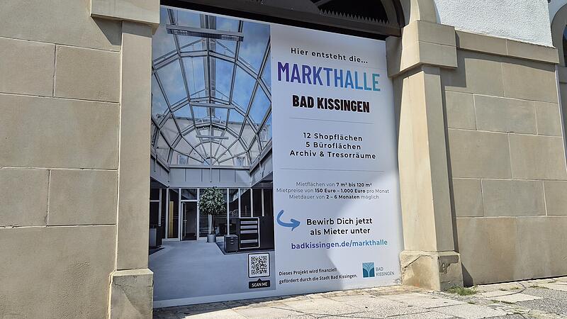 Kommt doch nicht: die Markthalle in Bad Kissingen.