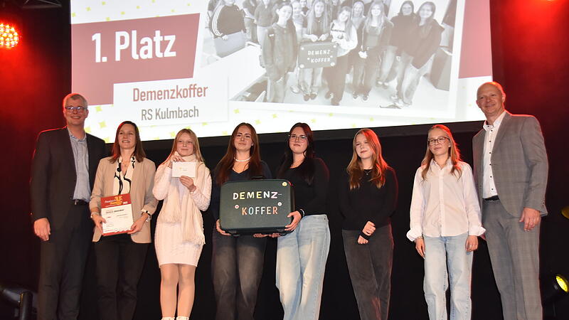 Das Projekt „Demenzkoffer“ erzielte in der Kategorie „Soziales Engagement“ den ersten Platz. Das Projekt „Demenzkoffer“ erzielte in der Kategorie „Soziales Engagement“ den ersten Platz.