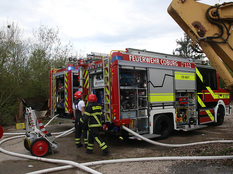 Brand Lokschuppen Coburg: hoher Schaden - Ursache unklar Brand Lokschuppen Coburg: hoher Schaden - Ursache unklar