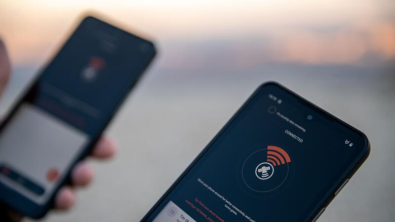 SMS Smartphones Satelliten