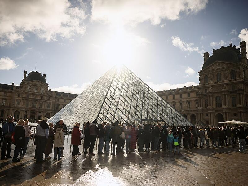 Der Louvre in Paris