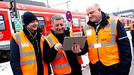 Präsentation einer ferngesteuerten S-Bahn Präsentation einer ferngesteuerten S-Bahn