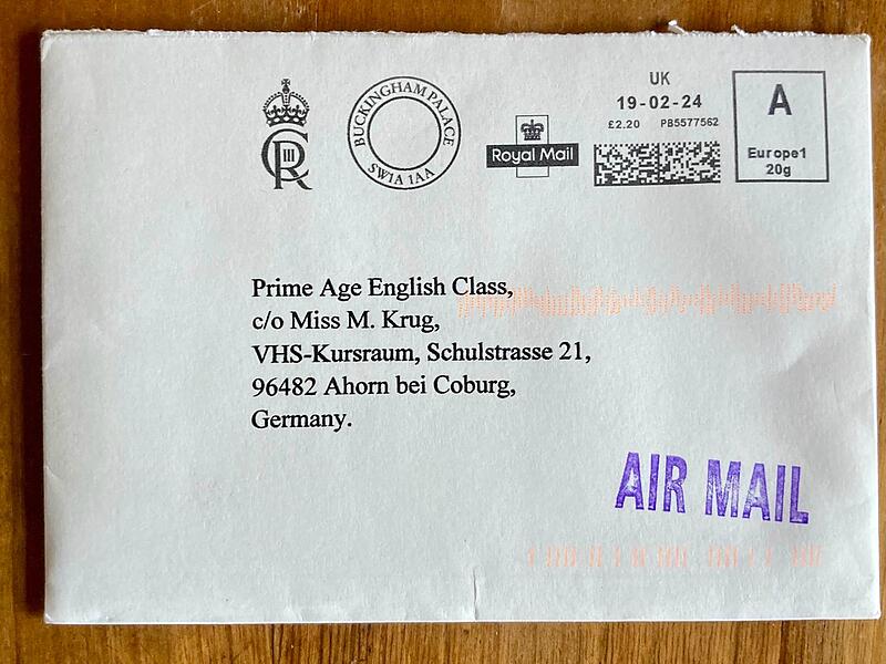 Post vom K&ouml;nig
