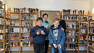 Unser Bild zeigt (hinten, von links): Elfriede Müller und Carina Götz sowie (vorne, von links): Elias und Lukas Götz.