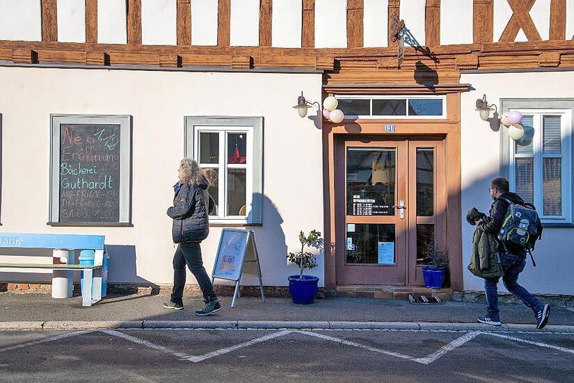 Ein reges Kommen und Gehen herrschte im „Lädla“ in Burgpreppach, das am 1. Dezember Eröffnung feierte.