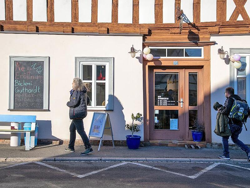 Ein reges Kommen und Gehen herrschte im „Lädla“ in Burgpreppach, das am 1. Dezember Eröffnung feierte.