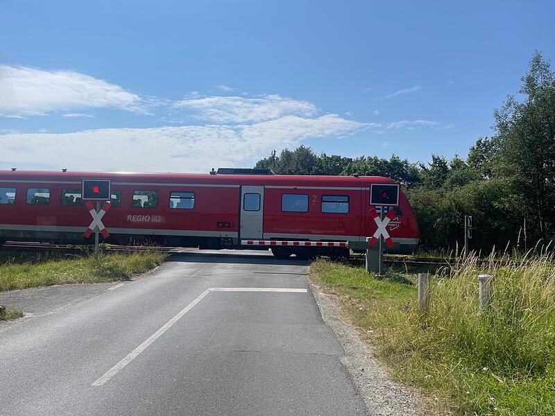 Bahnübergang Aufeld Seidenhof Bahnübergang Aufeld Seidenhof