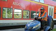 Rentner hält Bahnhof seit 30 Jahren sauber Rentner hält Bahnhof seit 30 Jahren sauber