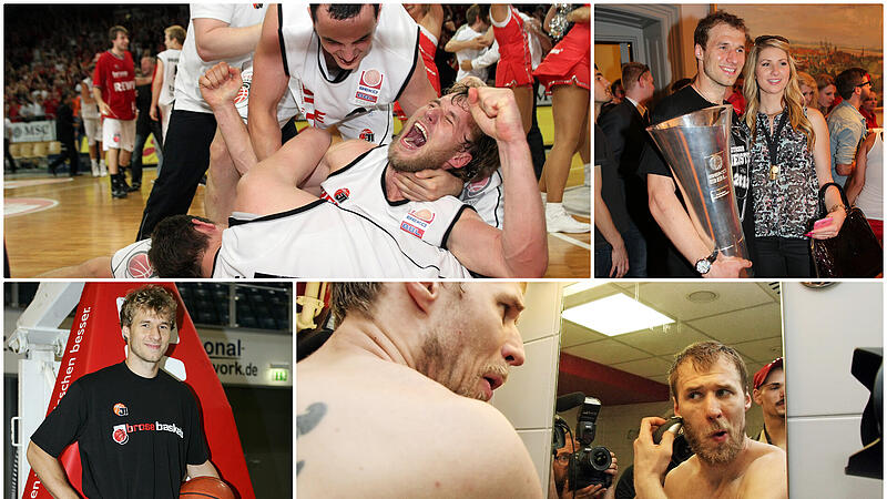 Anton Gavel gewann mit den Bamberger Basketballern vier Meisterschaften und drei Pokalsiege. Die emotionalsten Bilder aus f&uuml;nf Jahren zum Durchklicken.