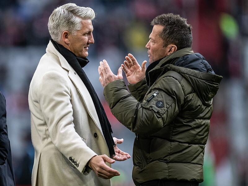 Bastian Schweinsteiger und Lothar Matthäus Bastian Schweinsteiger und Lothar Matthäus