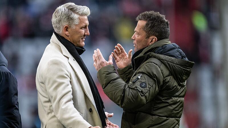 Bastian Schweinsteiger und Lothar Matth&auml;us