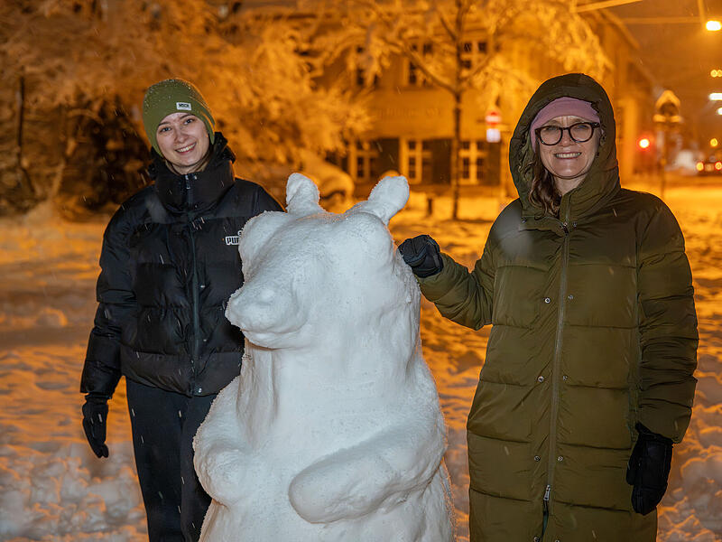 Winterwonderland in Erlangen - Zahlreiche Schneefiguren zieren die InnenstadtSchneefiguren in Erlangen Januar 2026 Winterwonderland in Erlangen - Zahlreiche Schneefiguren zieren die InnenstadtSchneefiguren in Erlangen Januar 2026
