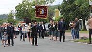 Mehr als 40 Gruppen formten einen beeindruckenden, zwei Kilometer langen Festzug zu Ehren der Jubiläumswehr.150 Jahre FF  Oberrodach