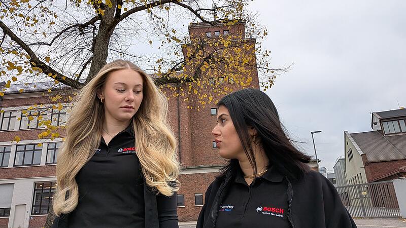 Vertreten die Jugend bei Bosch Bamberg: Mehrsa Mahmoodi (rechts) und Luisa Stromer