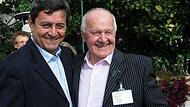Auch die Partnerstadt Positano trauert um Rudi Hofmann; auf dem Portal positanonews erschien dieses Bild, das ihn mit seinem fr&uuml;heren B&uuml;rgermeisterkollegen Domenico Marrone zeigt.