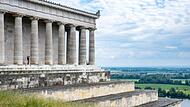 Absperrungen an der Walhalla Absperrungen an der Walhalla