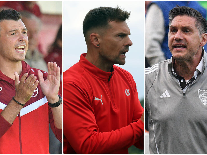 &Uuml;berwintern mit ihren Teams in unterschiedlichen Tabellen-Regionen der Landesliga Nordwest: Lichtenfels Stefan Dietz, Bambergs Carsten N&uuml;&szlig;lein, M&ouml;nchr&ouml;dens Achim Engel.