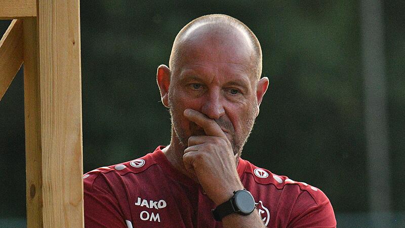 FC-Lichtenfels-Trainer Oliver M&uuml;ller ist nachdenklich.