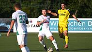 Sport Fußball Saison 2025 / 2026 Toto-Pokal / Verbandspokal 3. Runde am Dienstag 05.08.2025 Spielort Sportanlage Neudrossenfeld Am Weinberg Kunstrasenplatz Spielbeginn 19.00 h  TSV Neudrossenfeld gegen DJK Vilzing Halbzeitergebnis Lukas Beszczynski Erol
