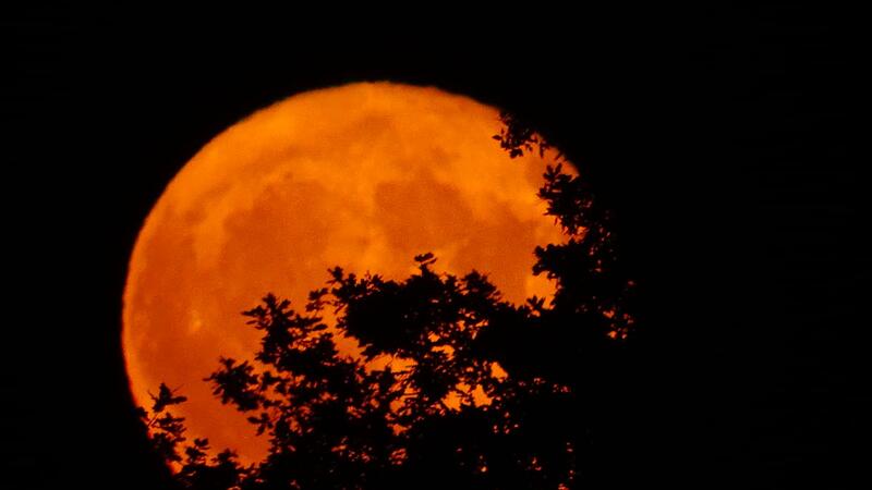 Erdbeermond über Kronach