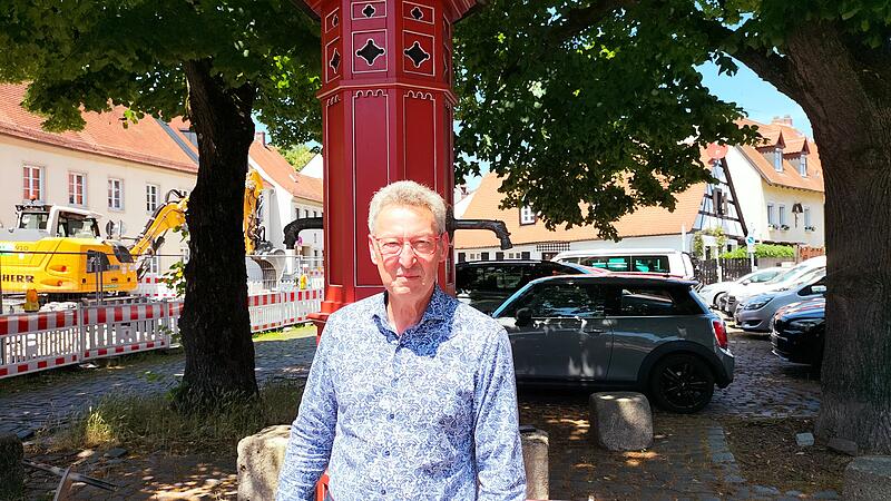 Gerhard Metzner vom B&uuml;rgerverein f&uuml;rchtet das Ende der Laurenzikirchweih, wenn der Platz umgestaltet wird.