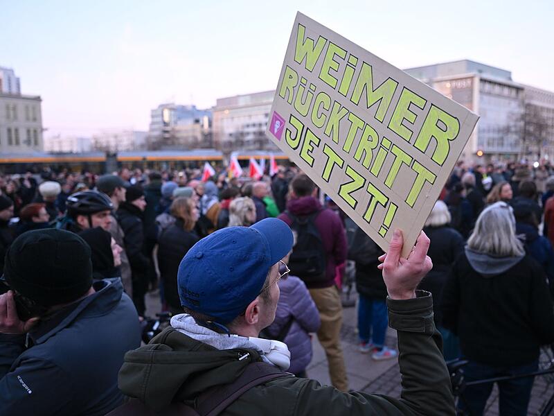 Leipziger Buchmesse - Demonstration