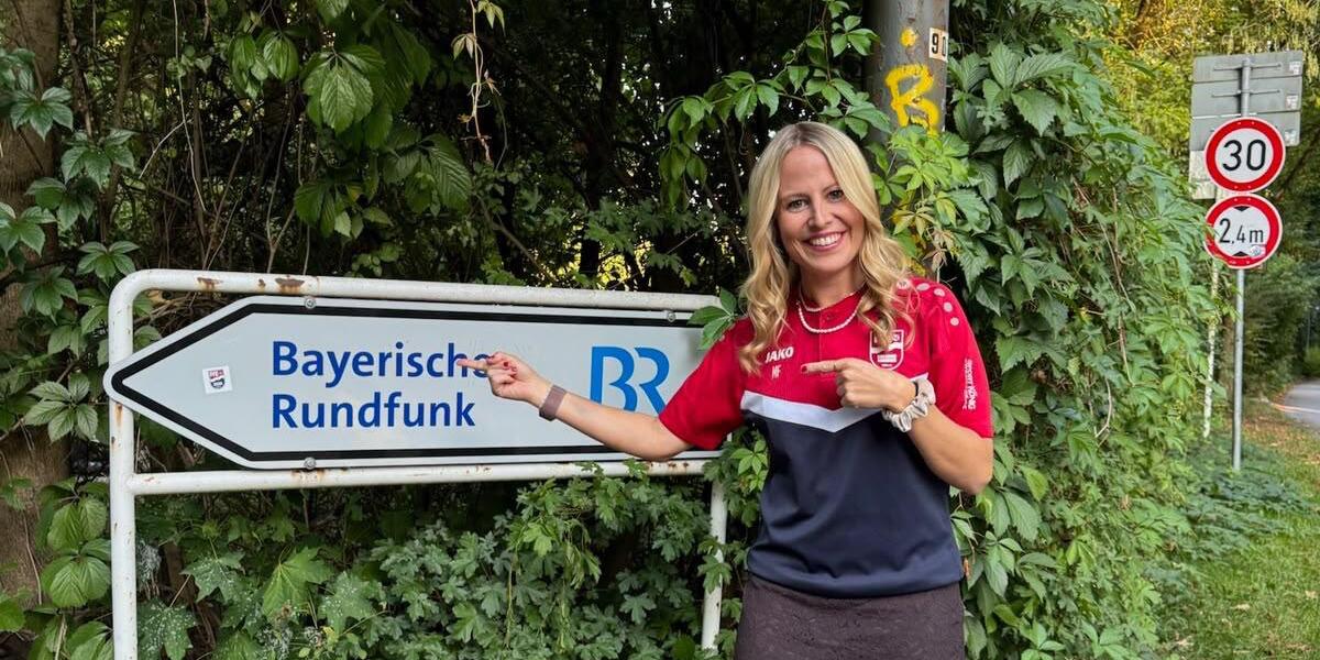 Marie-Theres Franz: Thanks to a dream goal, a guest on Blickpunkt Sport