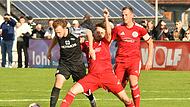 Relegation zur Landesliga: Der FC Lichtenfels (rote Trikots) unterlag in Mistelgau 0:1.Fußball-Relegation am 20. Mai 2026 Relegation zur Landesliga: Der FC Lichtenfels (rote Trikots) unterlag in Mistelgau 0:1.