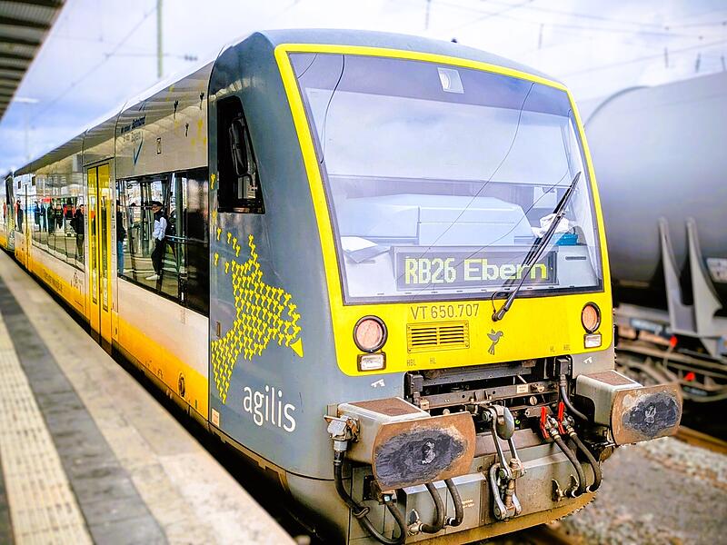 Ausf&auml;lle und St&ouml;rungen: Die Bahnstrecke zwischen Bamberg und Ebern im Fokus.