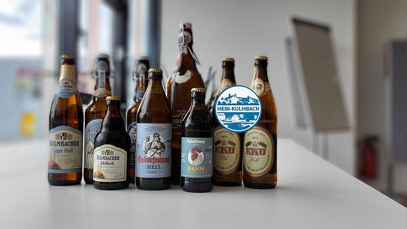 Verschiedene Kulmbacher Biere