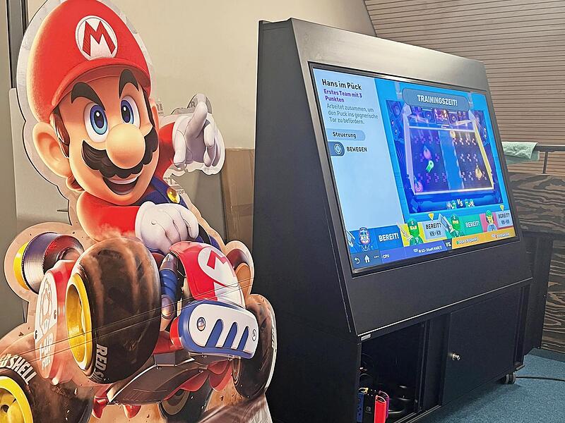 So sieht sie aus, die neue Gaming-Ecke in der Hammelburger Stadtbibliothek.