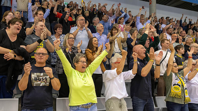 Das Coburger Publikum: Begeisterungsf&auml;hig, in der aktuellen Saison von den Leistungen des HSC aber noch nicht begeistert.