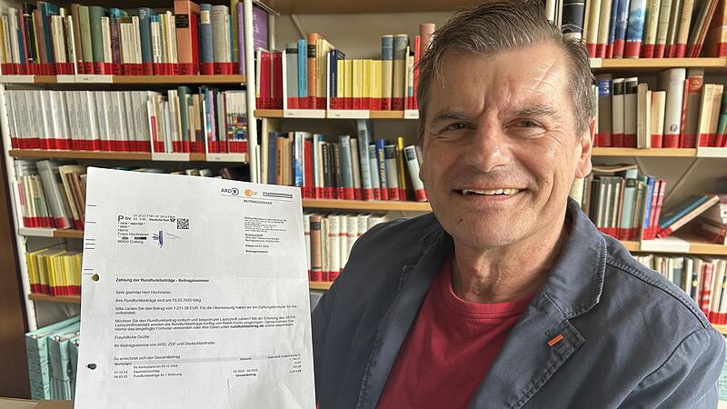 Der Eindruck t&auml;uscht: Als Franz Hochreiner diese Zahlungsaufforderung erhielt, war ihm gar nicht zum Lachen zumute.